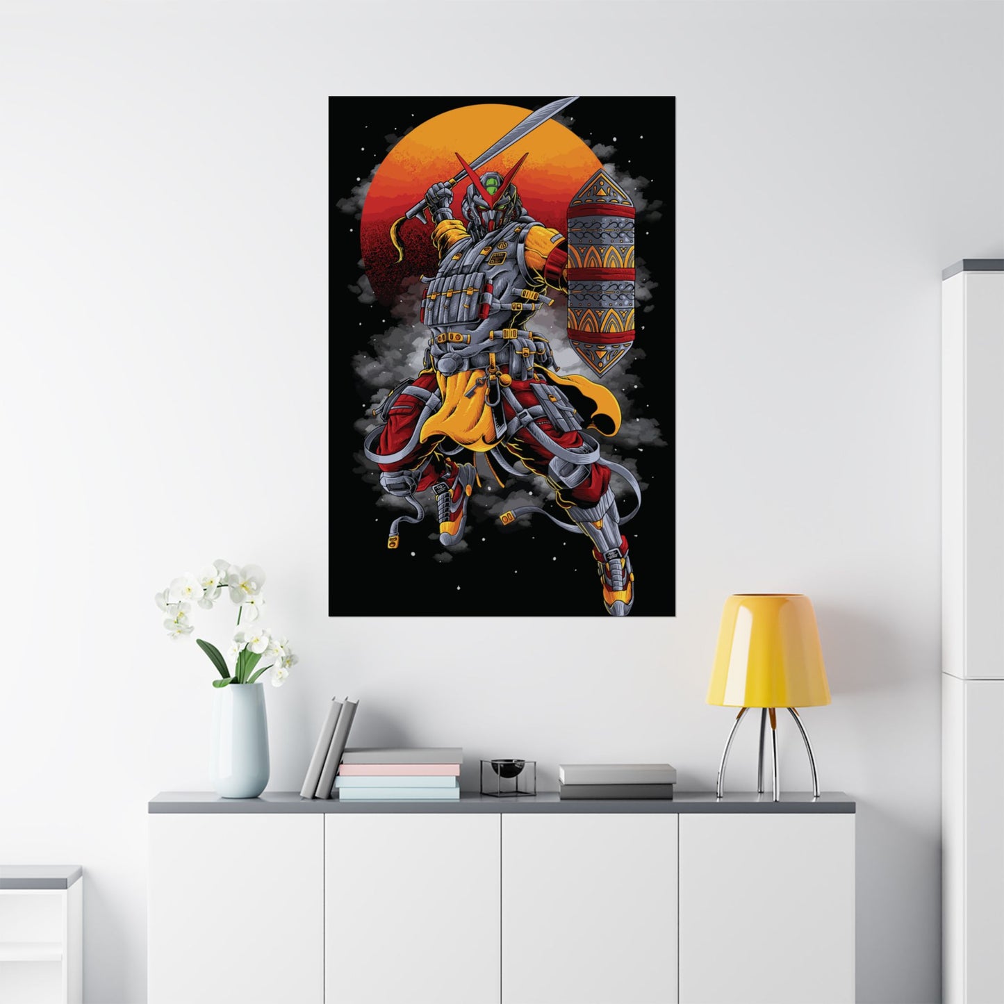 Modern Samurai: Futuristic  Poster