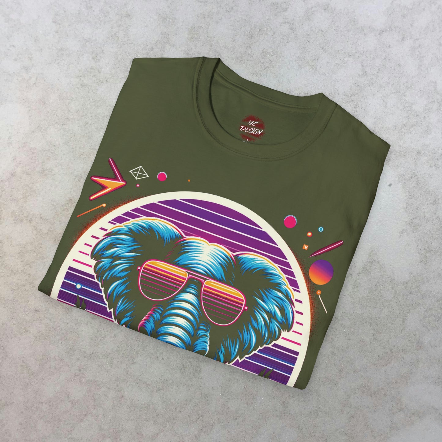 Retro Elephant Vibes T-Shirt