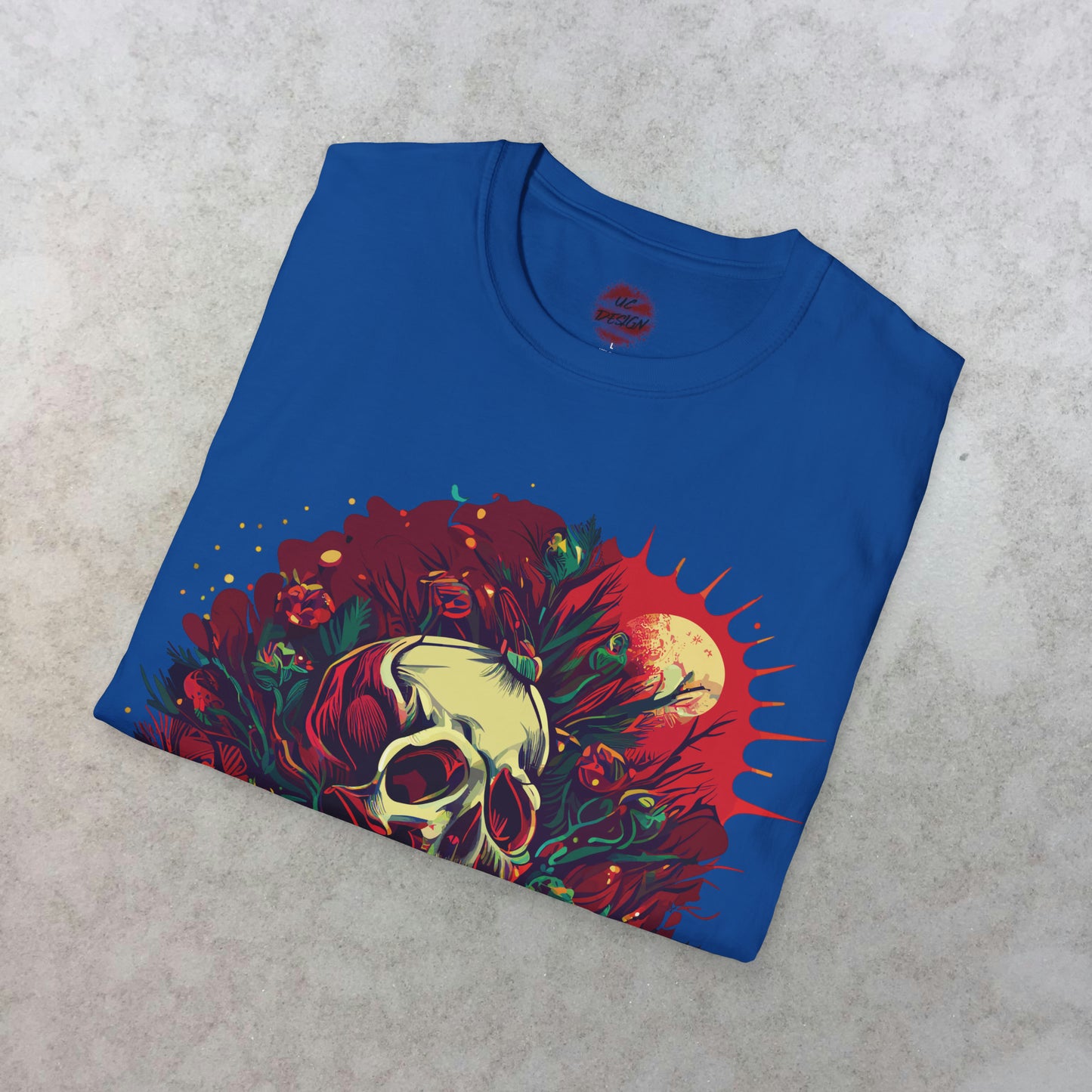 Mystical Midnight: The Enchanted Skull T-Shirt