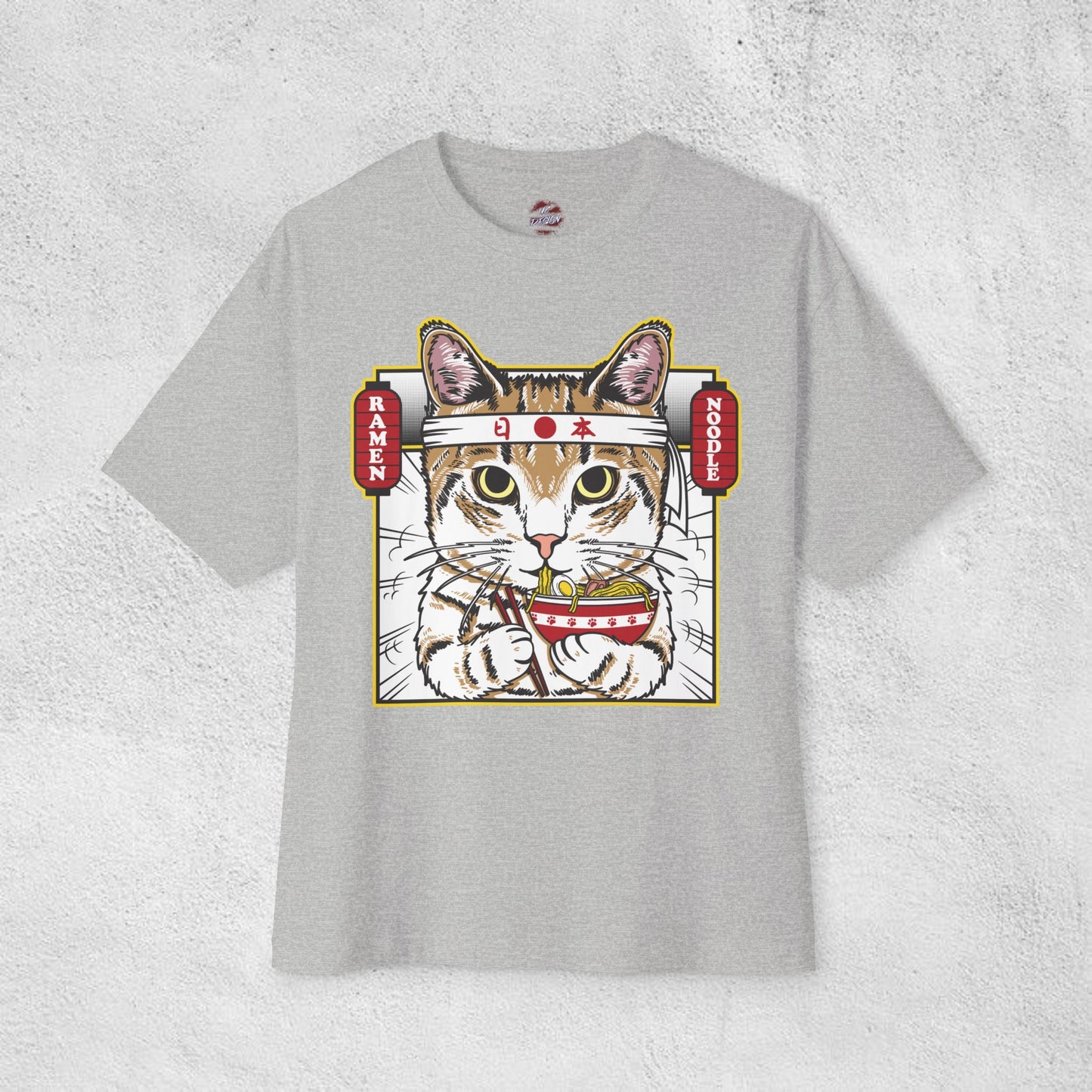 Cat Ramen Oversized T-Shirt