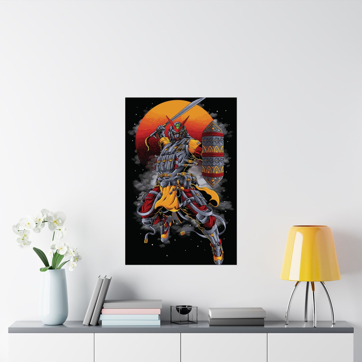 Modern Samurai: Futuristic  Poster