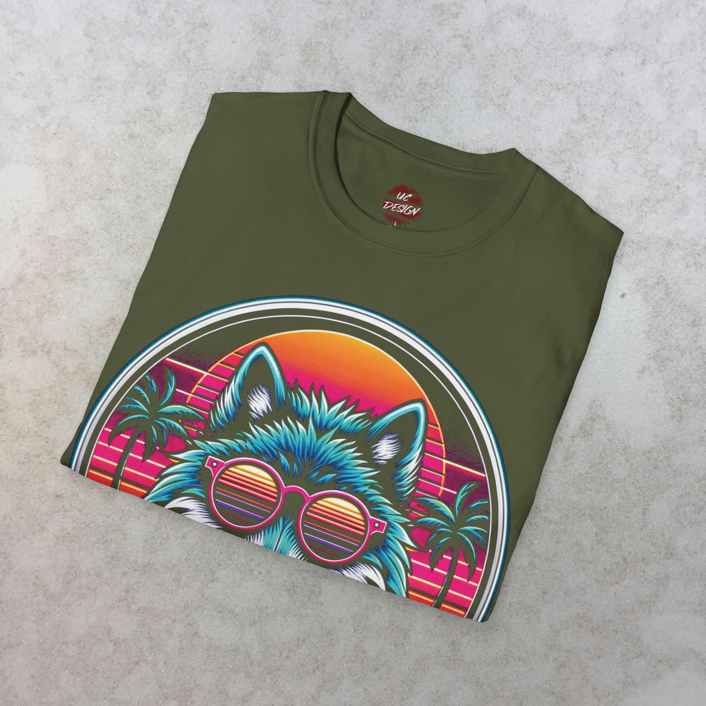 Retro Wolf Vibes T-Shirt