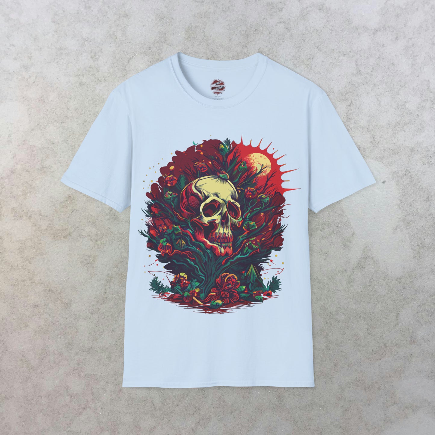 Mystical Midnight: The Enchanted Skull T-Shirt