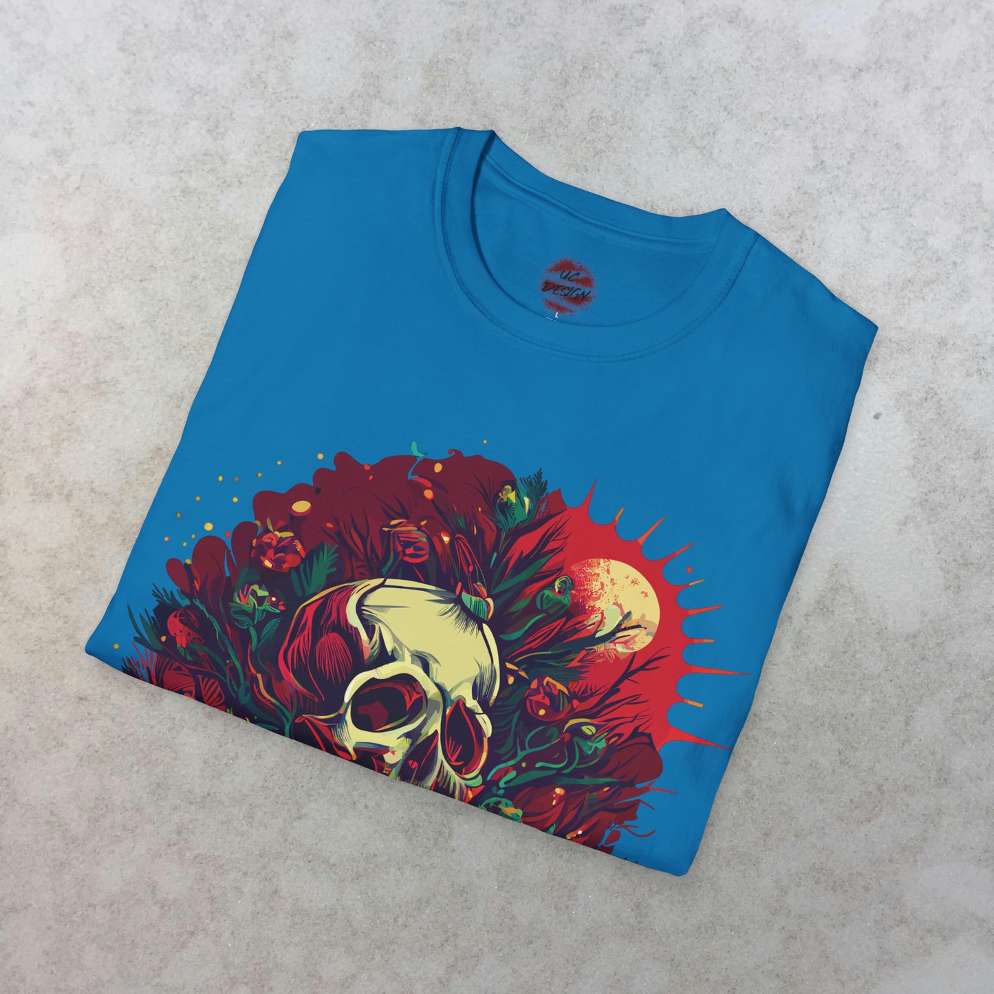 Mystical Midnight: The Enchanted Skull T-Shirt