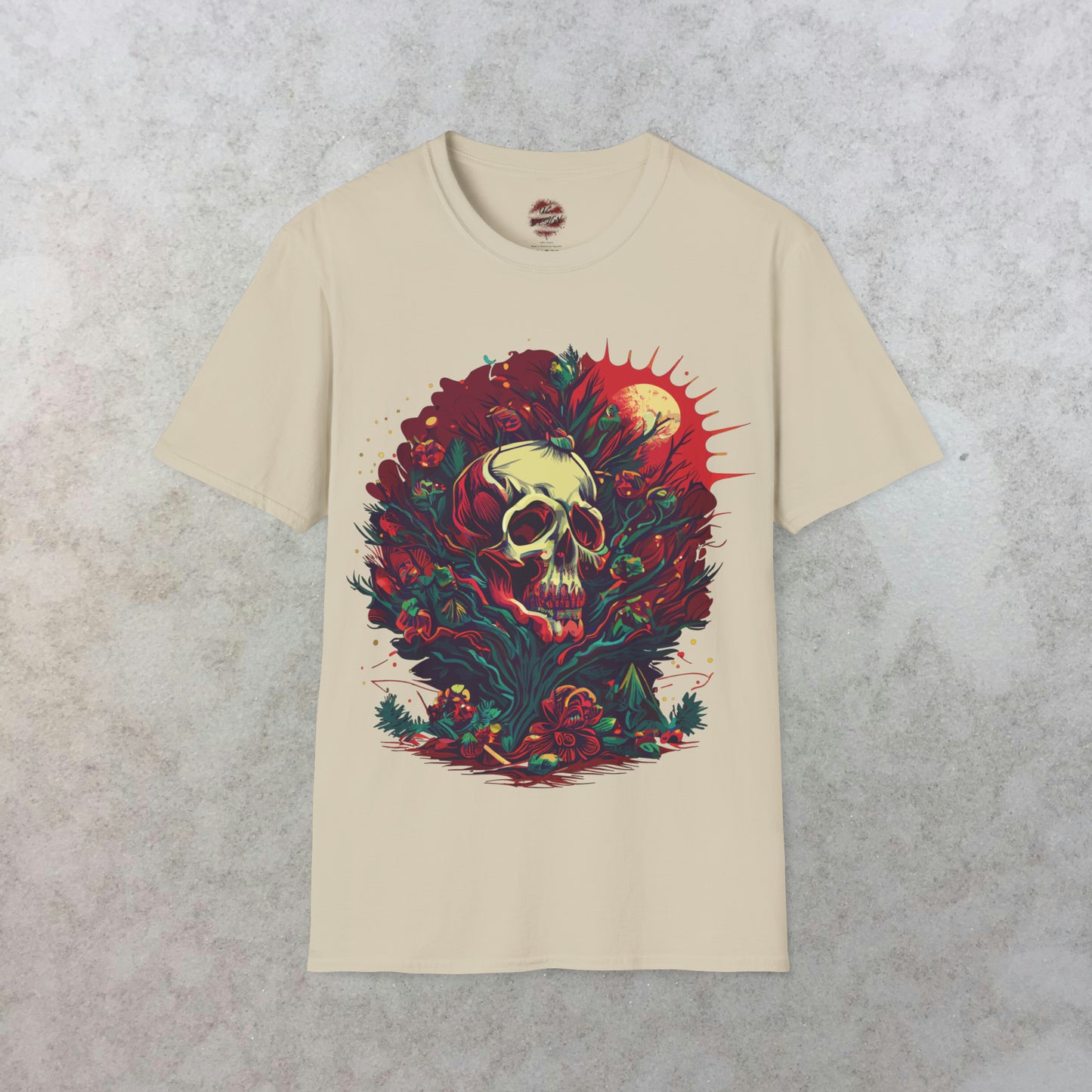 Mystical Midnight: The Enchanted Skull T-Shirt