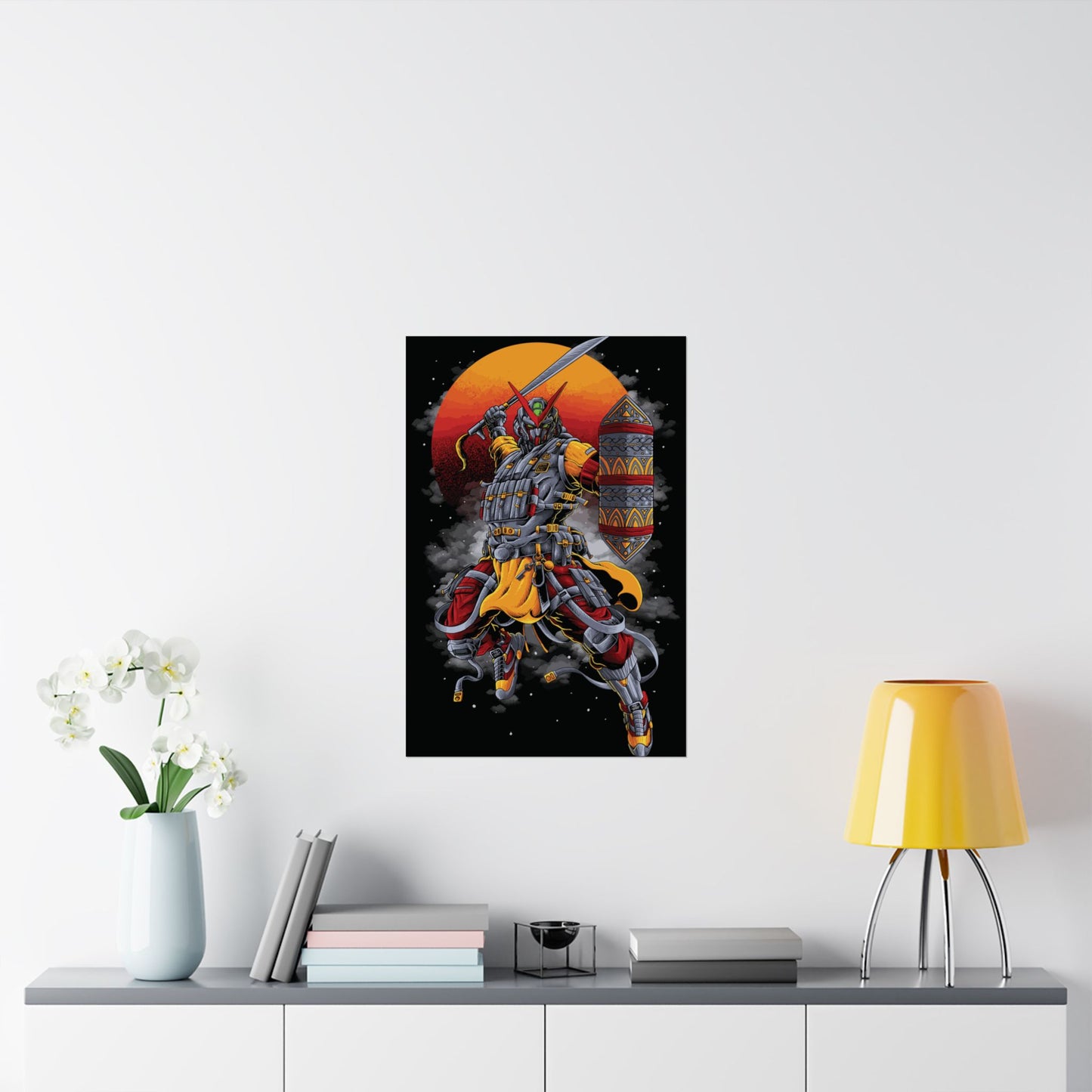 Modern Samurai: Futuristic  Poster