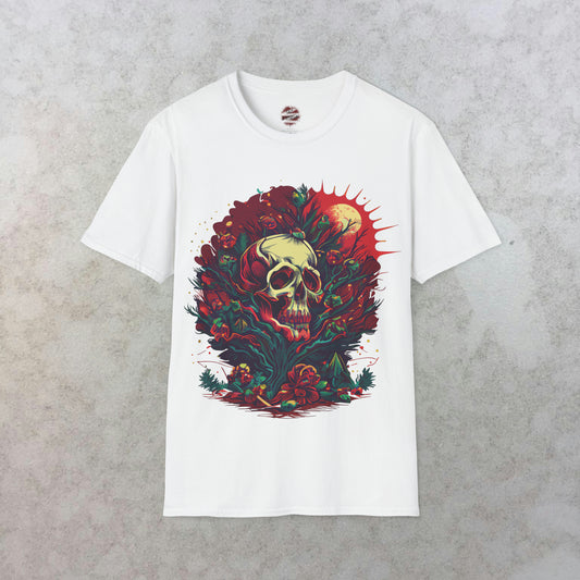 Mystical Midnight: The Enchanted Skull T-Shirt