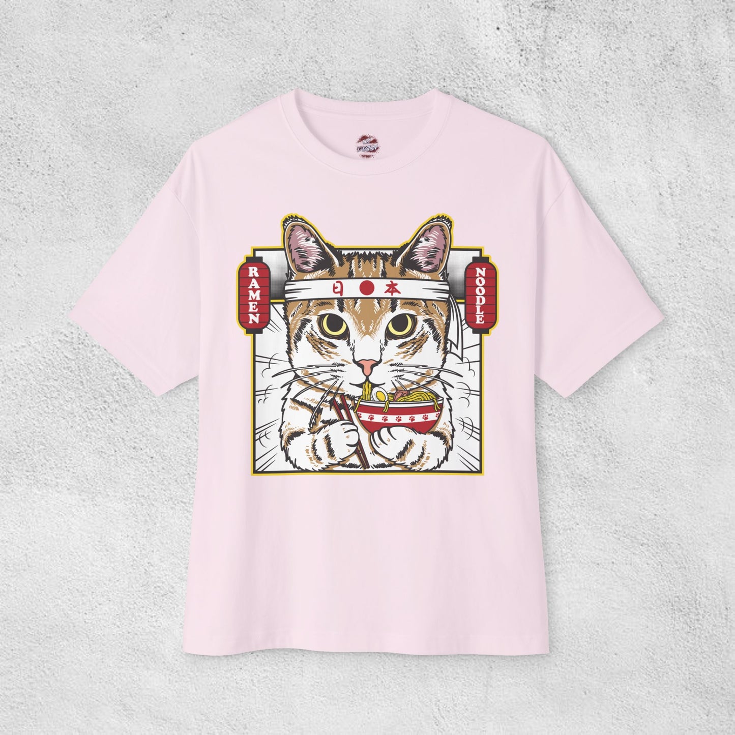 Cat Ramen Oversized T-Shirt