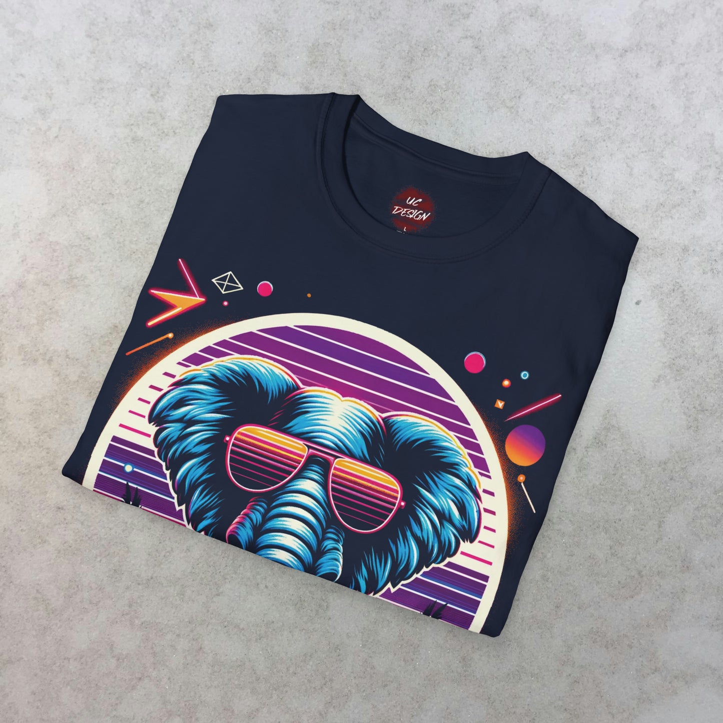 Retro Elephant Vibes T-Shirt