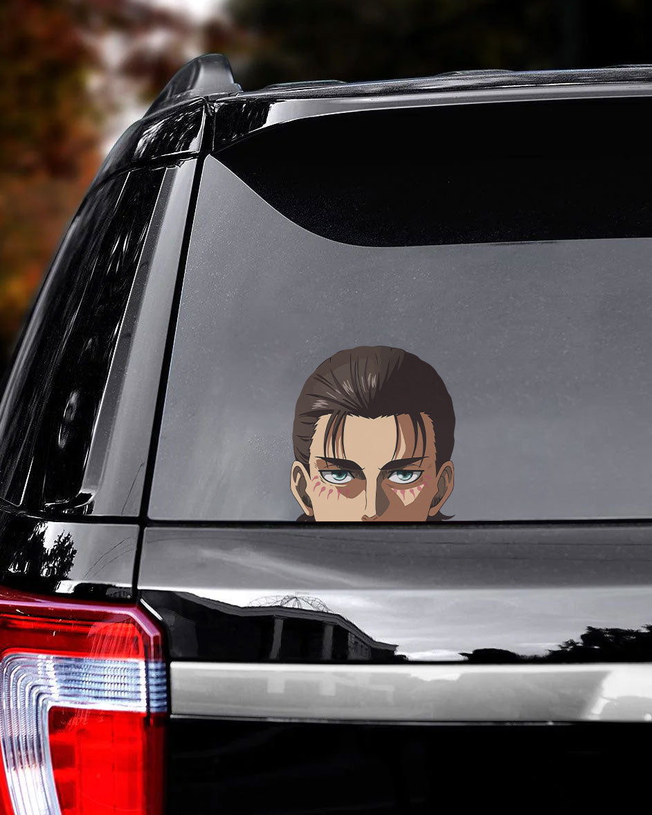 Eren Yeager Peeker Sticker