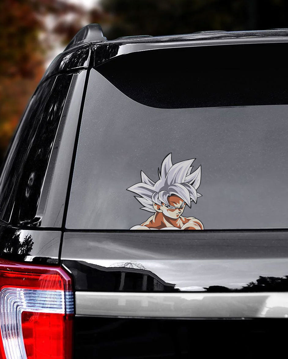 Goku Peeker Sticker