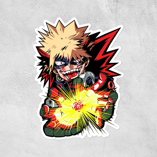 Explosive Rage Sticker