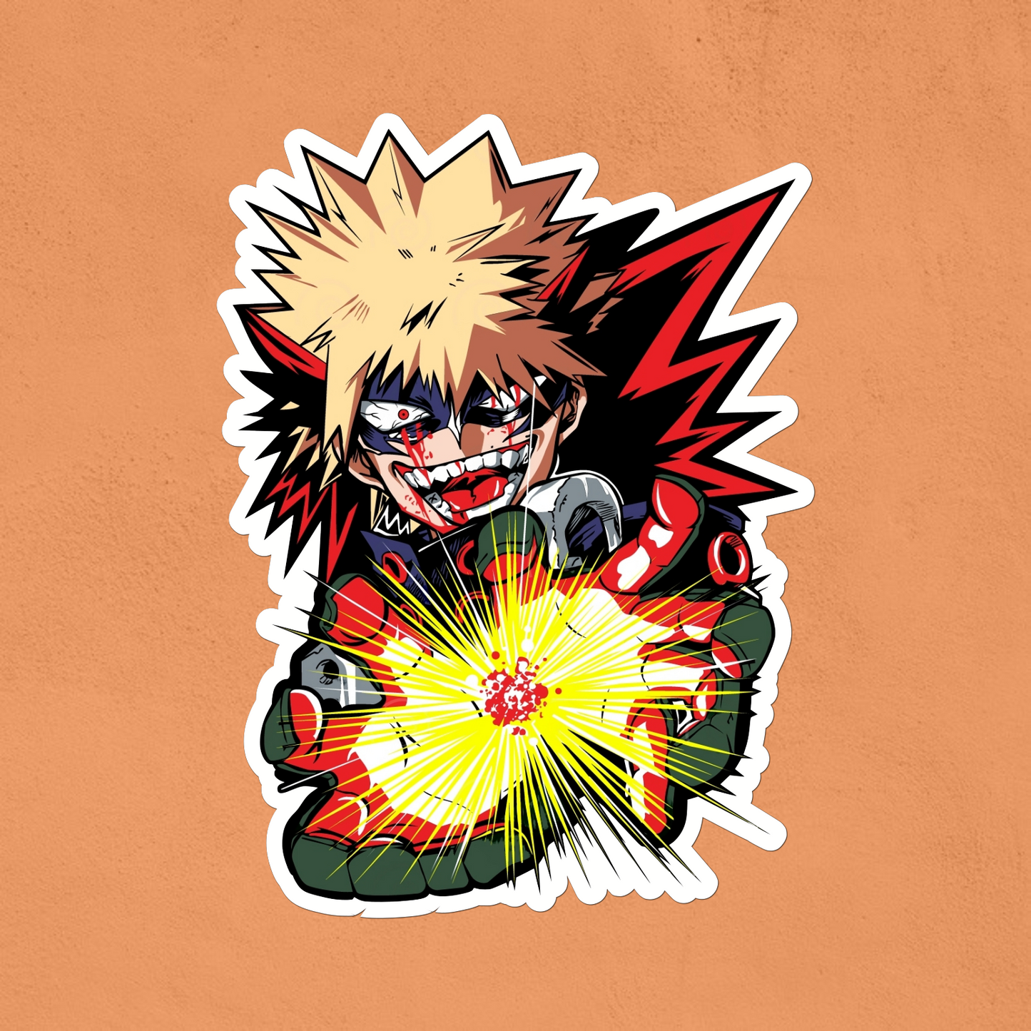 Explosive Rage Sticker