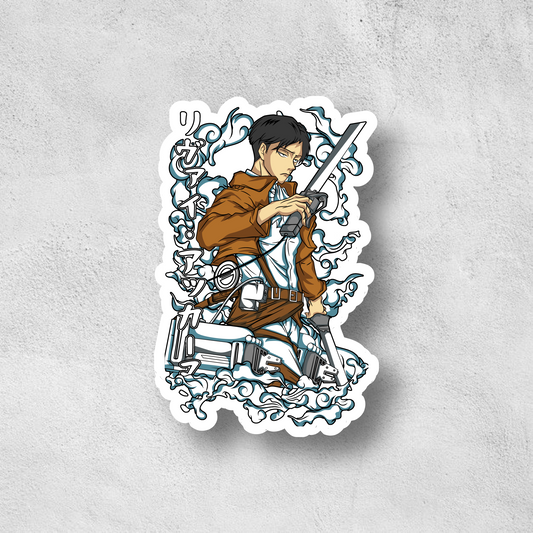 Captain Levi Ackerman Sticker