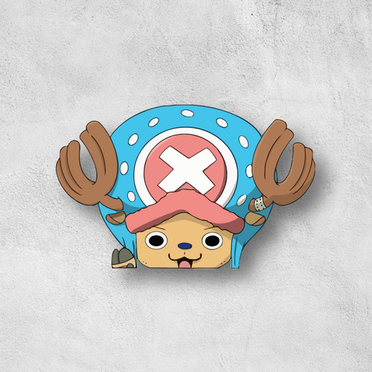 Chopper Peeker Sticker