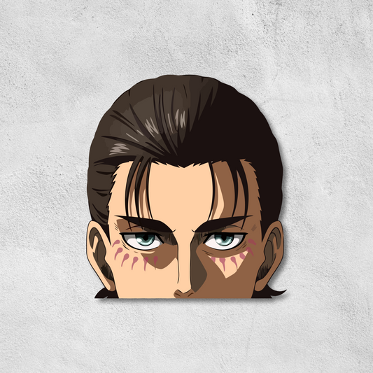 Eren Yeager Peeker Sticker