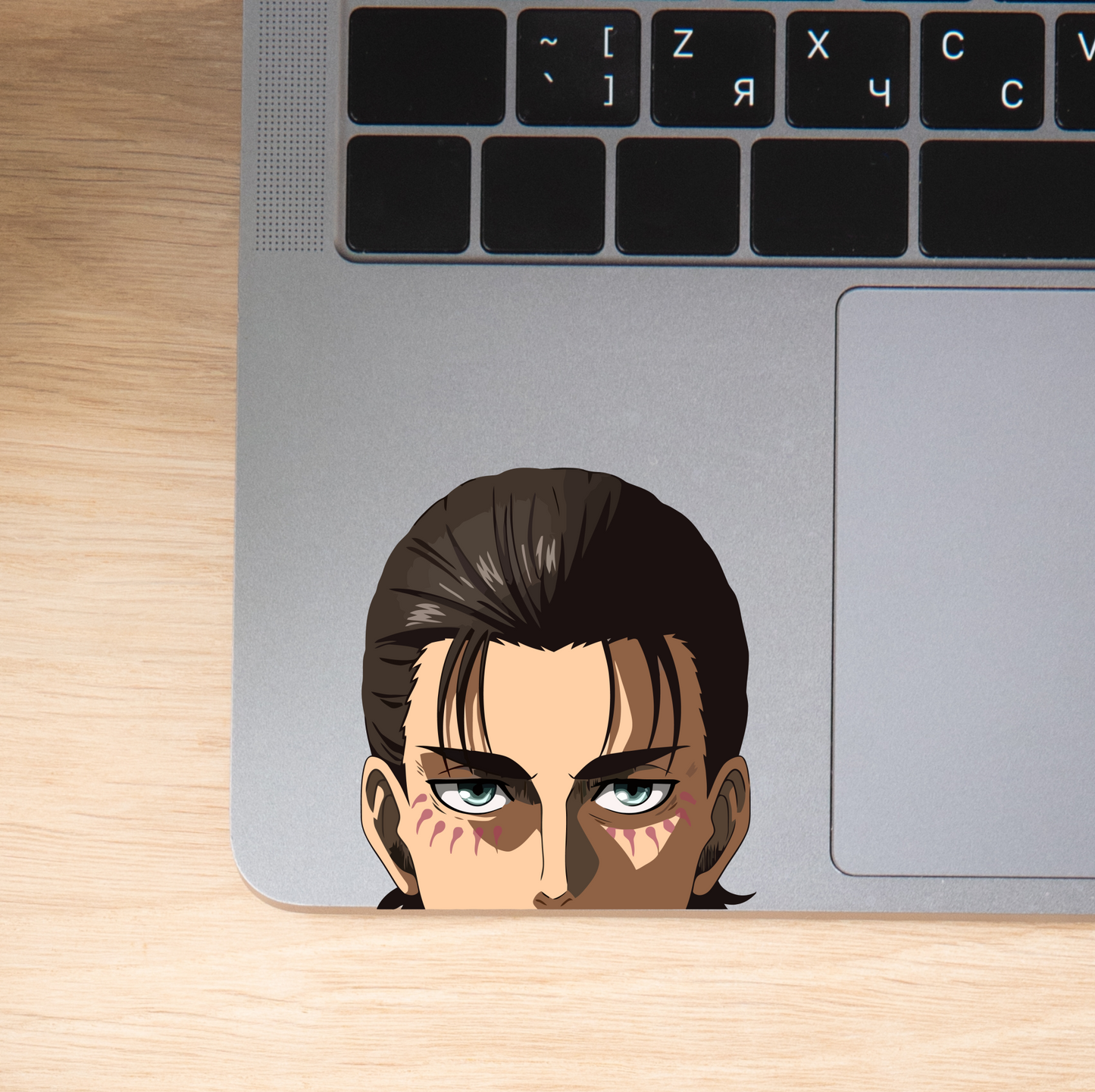 Eren Yeager Peeker Sticker