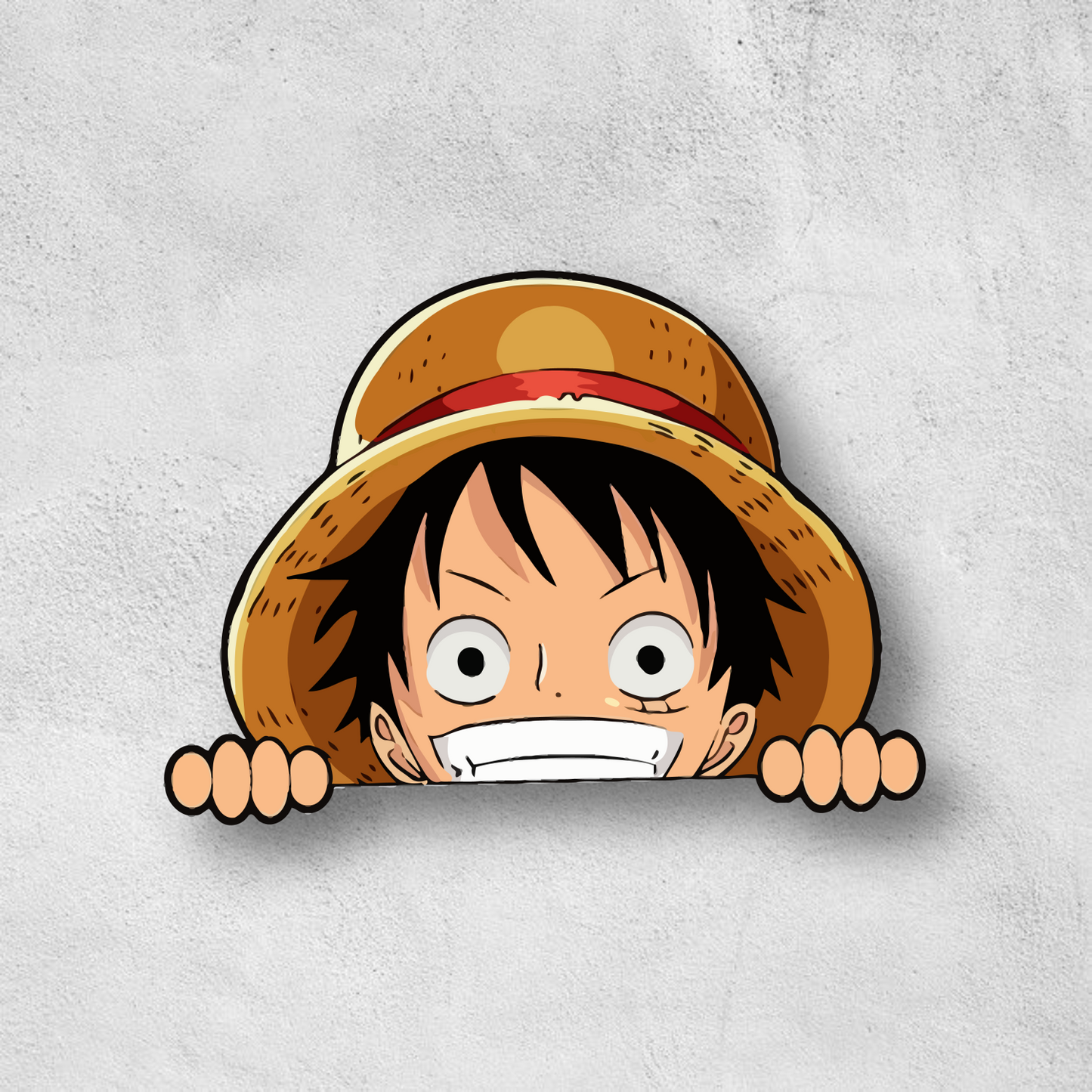 Luffy Peeker Sticker