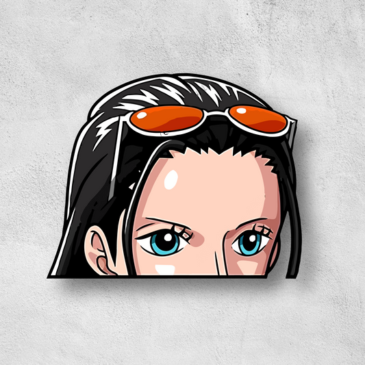 Nico Robin Peeker Sticker