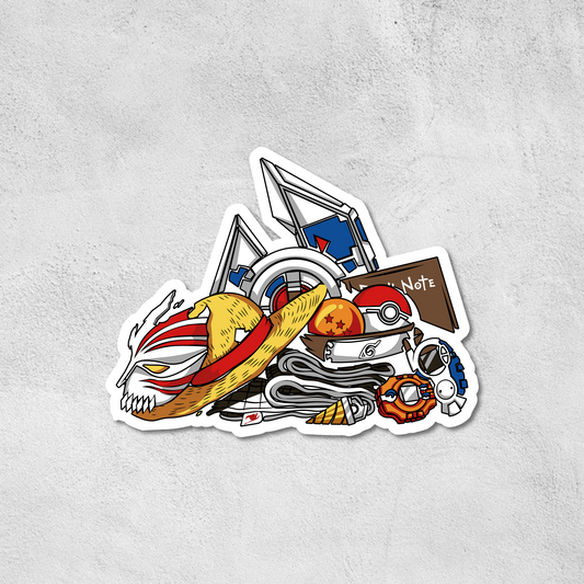 Anime Collage Sticker