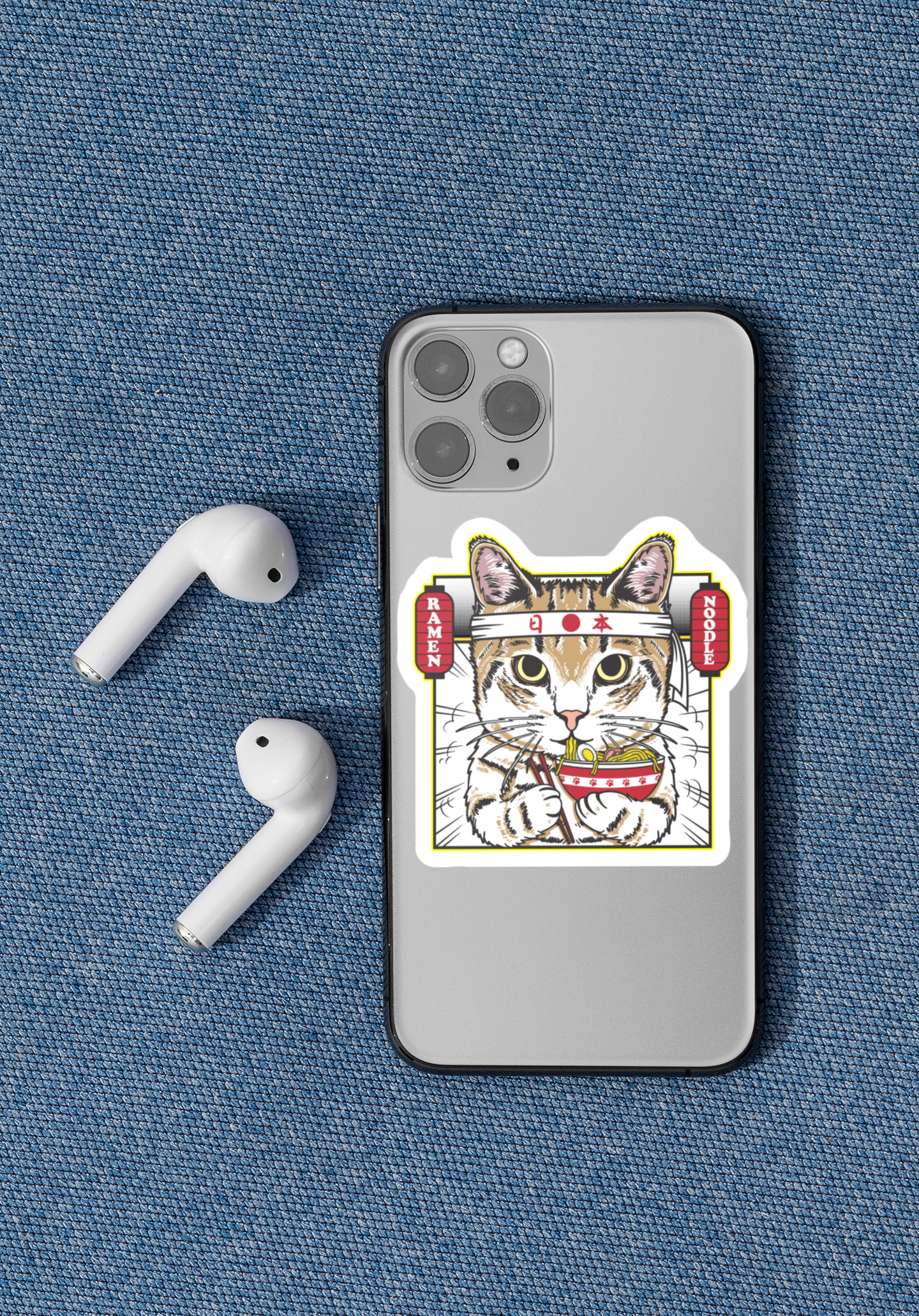 Cat Ramen Sticker