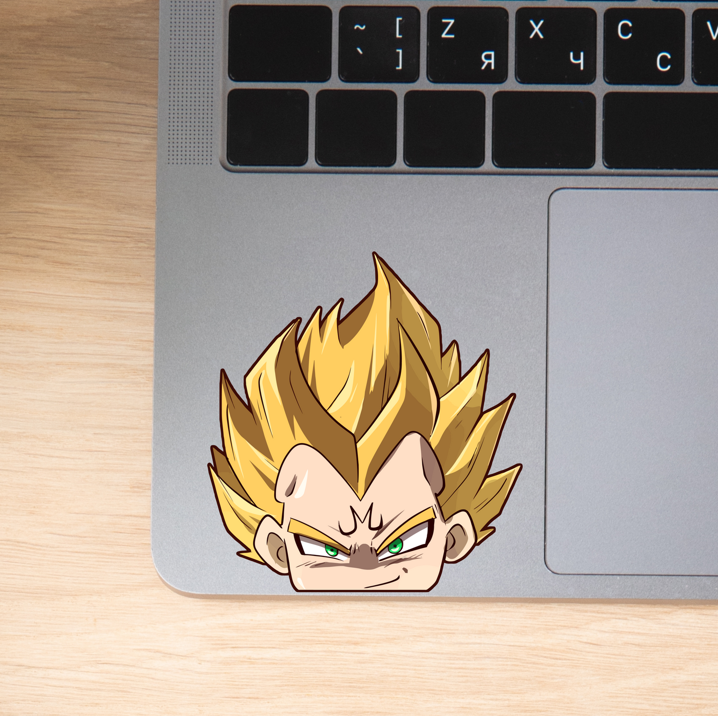 Chibi Majin Vegeta Peeker Sticker